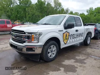 2018 Ford F-150 XL with VIN 1FTEX1CP8JKE25780, listed as a IAAI auction lot 42173737 with 114,454 mi miles and . Bid and sale history available at DreamBid. Image 2.