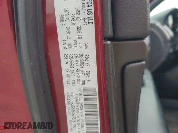 2017 Jeep Grand Cherokee Altitude z VIN 1C4RJEAG9HC837515, wystawiony jako Copart lot #51177015 z przebiegiem 96 688 mil mil oraz Szkoda całkowita • Salvage title. Historia ofert i sprzedaży dostępna na DreamBid. Obrazek 14.