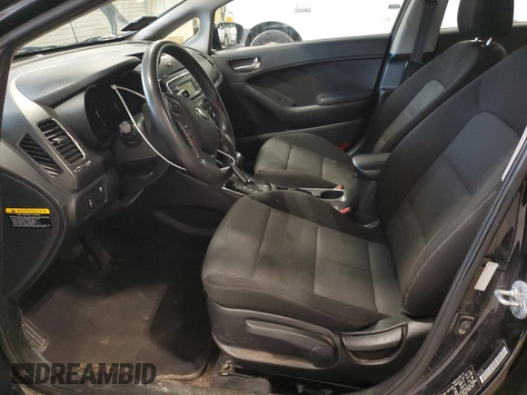 2017 Kia Forte LX with VIN 3KPFK4A71HE016329, listed as a Copart auction lot 55469945 with 117,624 mi miles and Clean Title. Bid and sale history available at carsss.com. Image 7.