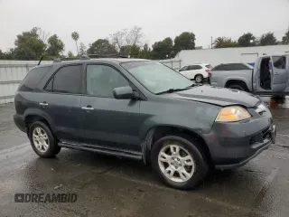2004 Acura MDX Touring Pkg w/Navigation with VIN 2HNYD18844H524884, listed as a Copart auction lot 43446745 with 282,799 mi miles and Salvage Title. Bid and sale history available at carsss.com. Image 4.