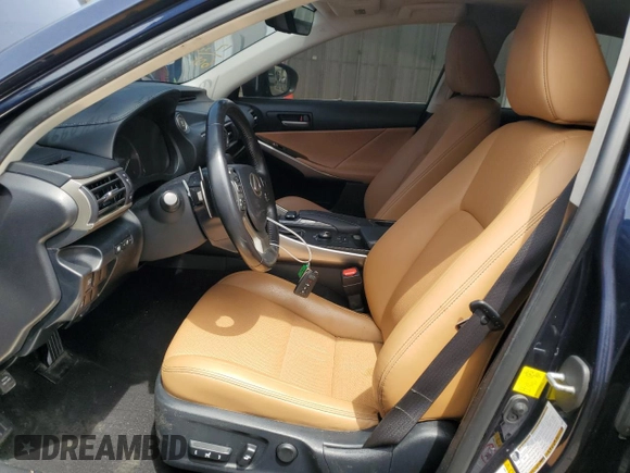 2017 Lexus IS 300 with VIN JTHCM1D21H5015347, listed as a Copart auction lot 58193185 with 96,264 mi miles and Clean title. Bid and sale history available at DreamBid. Image 7.