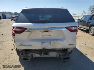 2018 Chevrolet Traverse Premier with VIN 1GNEVJKW2JJ160639, listed as a Copart auction lot 46428245 with 118,182 mi miles and Salvage Title. Bid and sale history available at carsss.com. Image 6.