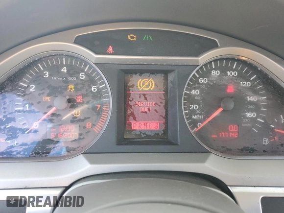 2008 Audi A6 z VIN WAUAH74F18N048378, wystawiony jako Copart lot #73824564 z przebiegiem 177 142 mil mil oraz Nie do naprawy • Non repairable. Historia ofert i sprzedaży dostępna na DreamBid. Obrazek 9.