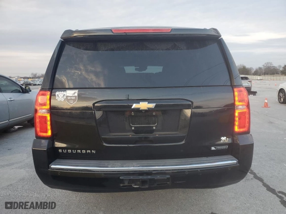 2017 Chevrolet Suburban Premier with VIN 1GNSCJKC6HR201882, listed as a Copart auction lot 45890665 with 125,482 mi miles and Clean Title. Bid and sale history available at carsss.com. Image 6.