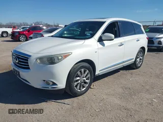 2014 Infiniti QX60 with VIN 5N1AL0MN4EC550191, listed as a IAAI auction lot 41702478 with 176,885 mi miles. Bid and sale history available at carsss.com. Image 17.