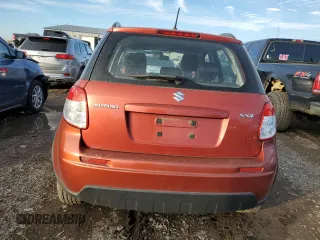 2010 Suzuki SX4 with VIN JS2YA5A36A6301009, listed as a Copart auction lot 78709384 with 107,080 mi miles and Salvage Title. Bid and sale history available at carsss.com. Image 6.