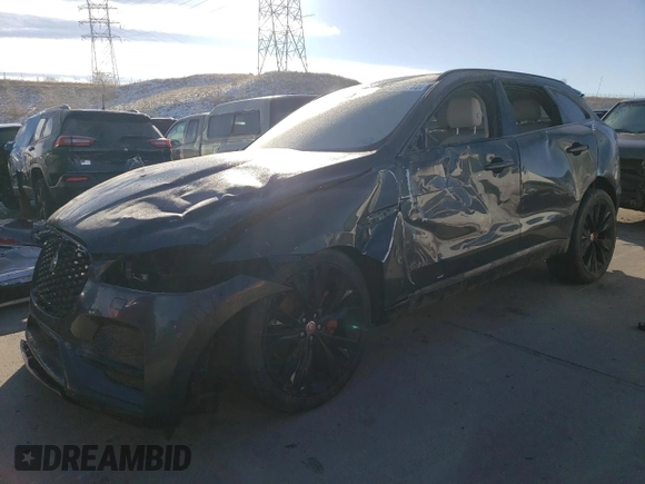 2021 Jaguar F-Pace S z VIN SADCJ2EX5MA672300, wystawiony jako Copart lot #84248744 z przebiegiem Nie podano mil oraz Szkoda całkowita • Salvage title. Historia ofert i sprzedaży dostępna na DreamBid. Obrazek 1.