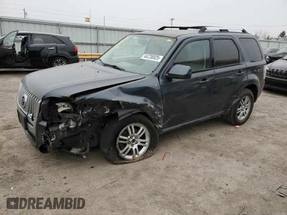 2010 Mercury Mariner Premier with VIN 4M2CN9HGXAKJ19825, listed as a Copart auction lot 44738925 with 147,657 mi miles and Salvage title. Bid and sale history available at DreamBid. Image 1.