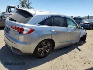 2018 Acura RDX Advance with VIN 5J8TB4H74JL001735, listed as a Copart auction lot 64629135 with 87,235 mi miles and Salvage title. Bid and sale history available at DreamBid. Image 3.