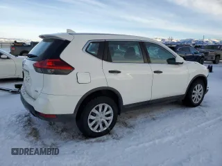 2017 Nissan Rogue SV with VIN KNMAT2MV6HP573601, listed as a Copart auction lot 45117385 with 70,856 mi miles and Salvage Title. Bid and sale history available at carsss.com. Image 3.