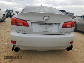 2007 Lexus IS 250 with VIN JTHCK262475009579, listed as a Copart auction lot 65631245 with 185,606 mi miles and Clean title. Bid and sale history available at DreamBid. Image 6.