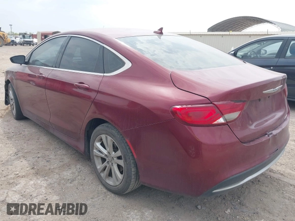 2015 Chrysler 200 Limited with VIN 1C3CCCAB3FN606107, listed as a IAAI auction lot 42062802 with 97,011 mi miles and . Bid and sale history available at DreamBid. Image 3.