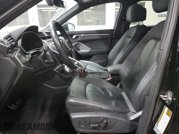 2019 Audi Q3 Premium Plus with VIN WA1BECF32K1086531, listed as a Copart auction lot 41711405 with 49,934 mi miles and Salvage Title. Bid and sale history available at carsss.com. Image 7.