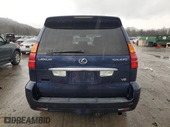 2007 Lexus GX 470 z VIN JTJBT20X670128310, wystawiony jako Copart lot #52698535 z przebiegiem 204 884 mil mil oraz Tytuł czysty. Historia ofert i sprzedaży dostępna na DreamBid. Obrazek 6.
