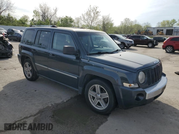 2008 Jeep Patriot Limited with VIN 1J8FF48W18D537269, listed as a Copart auction lot 54390495 with 239,551 mi miles and Clean title. Bid and sale history available at DreamBid. Image 4.