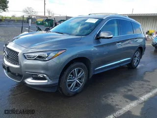 2020 Infiniti QX60 LUXE with VIN 5N1DL0MM2LC539675, listed as a IAAI auction lot 41818936 with 16877 miles. Bid and sale history available at carsss.com. Image 17.