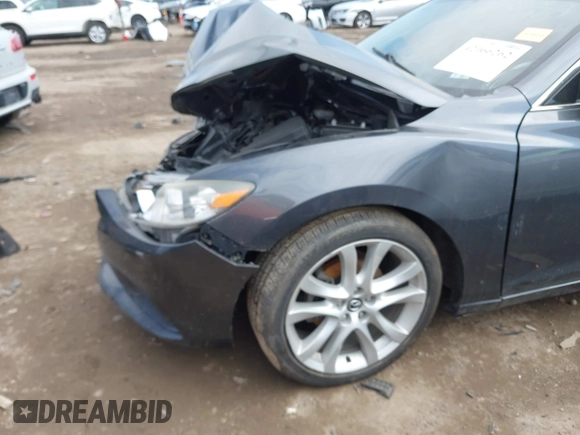 2016 Mazda 6 i Touring with VIN JM1GJ1V51G1433644, listed as a IAAI auction lot 42066262 with 95,546 mi miles and . Bid and sale history available at carsss.com. Image 6.