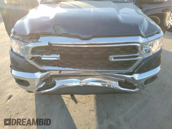 2023 Ram 1500 Big Horn with VIN 1C6RRFBG1PN591521, listed as a Copart auction lot 43385565 with 44,038 mi miles and Salvage Title. Bid and sale history available at carsss.com. Image 12.