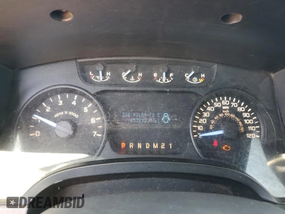 2011 Ford F-150 XL with VIN 1FTNF1CF2BKD62980, listed as a Copart auction lot 54854855 with 257,233 mi miles and Salvage title. Bid and sale history available at DreamBid. Image 9.