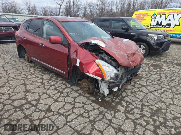 2013 Nissan Rogue S with VIN JN8AS5MT5DW003581, listed as a Copart auction lot 86542524 with 347,946 mi miles and Clean Title. Bid and sale history available at DreamBid. Image 4.