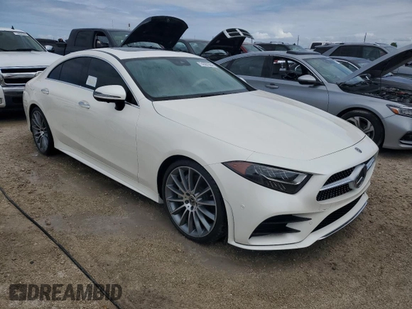 2021 Mercedes-Benz CLS 450 with VIN W1K2J5JB9MA087745, listed as a Copart auction lot 74397684 with Not provided miles and Non repairable. Bid and sale history available at DreamBid. Image 4.