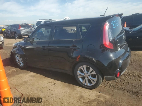2016 Kia Soul + z VIN KNDJP3A5XG7291779, wystawiony jako Copart lot #56188945 z przebiegiem 110 063 mil mil oraz Szkoda całkowita • Salvage title. Historia ofert i sprzedaży dostępna na DreamBid. Obrazek 2.