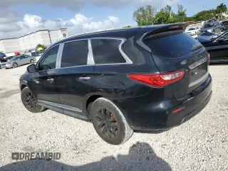 2013 Infiniti JX35 with VIN 5N1AL0MM4DC311746, listed as a Copart auction lot 79057304 with 153,074 mi miles and Salvage Title. Bid and sale history available at carsss.com. Image 2.