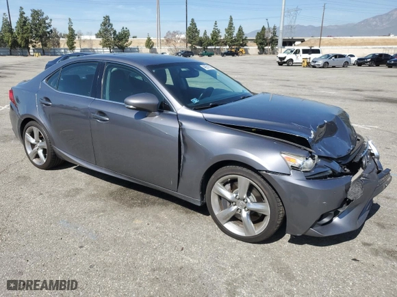 2014 Lexus IS 350 with VIN JTHBE1D22E5002949, listed as a Copart auction lot 49851835 with 179,248 mi miles and Salvage Title. Bid and sale history available at carsss.com. Image 4.