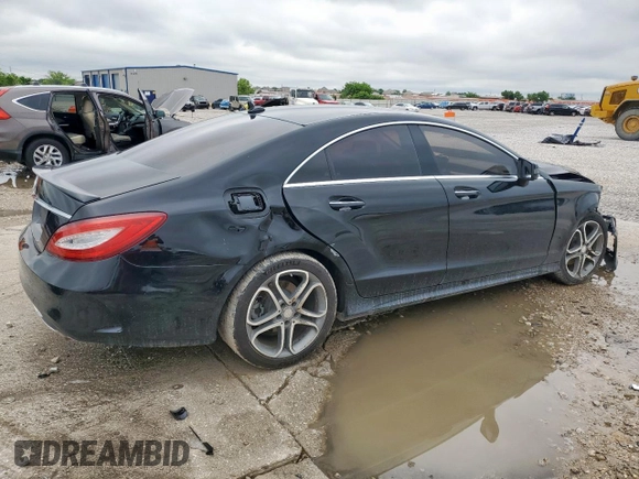 2016 Mercedes-Benz CLS 400 with VIN WDDLJ6FB7GA169514, listed as a Copart auction lot 55976445 with 64,213 mi miles and Salvage title. Bid and sale history available at DreamBid. Image 3.