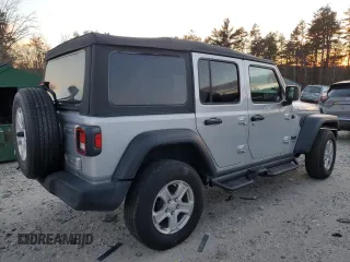 2022 Jeep Wrangler Unlimited Willys Sport with VIN 1C4HJXDM8NW224563, listed as a Copart auction lot 87717815 with 25,872 mi miles and Salvage Title. Bid and sale history available at DreamBid. Image 3.
