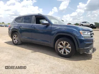 2018 Volkswagen Atlas S with VIN 1V2AP2CA1JC600864, listed as a Copart auction lot 62267595 with 99,816 mi miles and Salvage title. Bid and sale history available at DreamBid. Image 4.