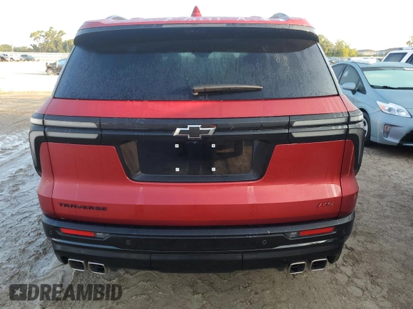 2024 Chevrolet Traverse FWD RS with VIN 1GNERLKS6RJ198514, listed as a Copart auction lot 73858094 with 1,565 mi miles and Salvage Title. Bid and sale history available at carsss.com. Image 6.