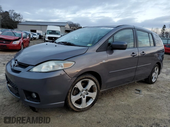 2007 Mazda 5 Sport with VIN JM1CR293770142741, listed as a Copart auction lot 85970614 with 99,285 mi miles and Salvage Title. Bid and sale history available at DreamBid. Image 1.