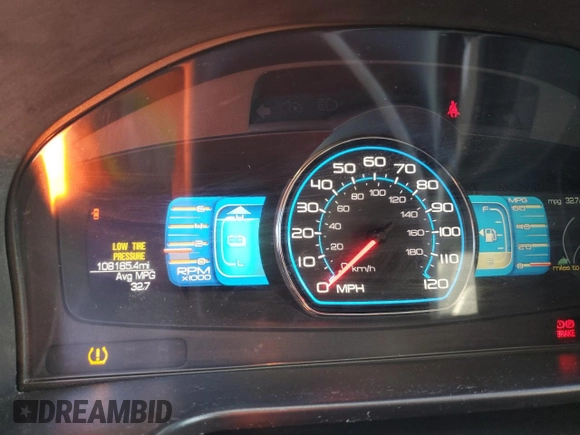 2010 Ford Fusion Hybrid with VIN 3FADP0L33AR296397, listed as a Copart auction lot 84566544 with 108,165 mi miles and Salvage Title. Bid and sale history available at carsss.com. Image 9.