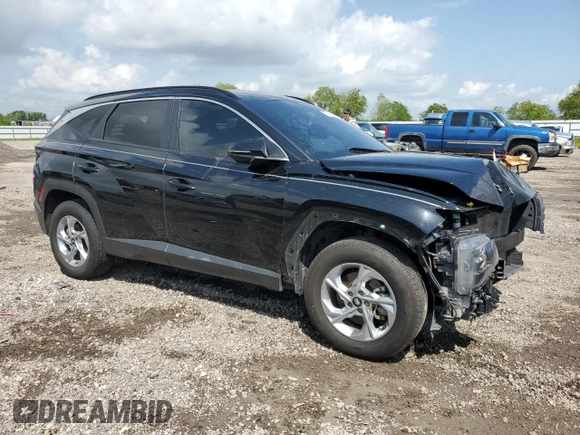 2022 Hyundai Tucson SEL with VIN 5NMJBCAE0NH140468, listed as a Copart auction lot 53829775 with 41,794 mi miles and Salvage Title. Bid and sale history available at DreamBid. Image 4.