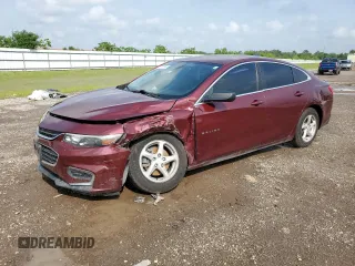 2016 Chevrolet Malibu LS z VIN 1G1ZB5ST2GF323424, wystawiony jako Copart lot #53202885 z przebiegiem 152 371 mil mil oraz Szkody całkowita. Historia ofert i sprzedaży dostępna na DreamBid. Obrazek 1.