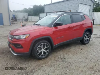 2024 Jeep Compass Limited with VIN 3C4NJDCN9RT138069, listed as a Copart auction lot 58760815 with 24,961 mi miles and Clean title. Bid and sale history available at DreamBid. Image 1.