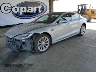 2016 Tesla Model S 90D with VIN 5YJSA1E24GF178298, listed as a Copart auction lot 52799545 with 112,391 mi miles and Salvage Title. Bid and sale history available at DreamBid. Image 1.
