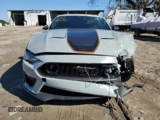 2022 Ford Mustang Mach 1 with VIN 1FA6P8R02N5550873, listed as a Copart auction lot 84325234 with 28,251 mi miles and Salvage title. Bid and sale history available at DreamBid. Image 5.