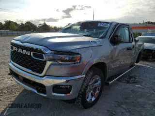 2025 Ram 1500 Big Horn with VIN 1C6SRFFP5SN514445, listed as a Copart auction lot 76145444 with 844 mi miles and Salvage title. Bid and sale history available at DreamBid. Image 1.