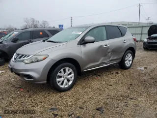 2011 Nissan Murano SV with VIN JN8AZ1MW8BW188561, listed as a Copart auction lot 47834335 with 103,266 mi miles and Salvage Title. Bid and sale history available at carsss.com. Image 1.