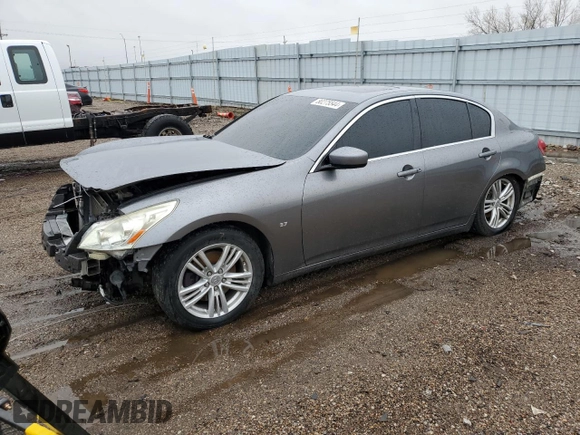 2015 Infiniti Q40 with VIN JN1CV6AR1FM522039, listed as a Copart auction lot 80275544 with 96,309 mi miles and Salvage Title. Bid and sale history available at carsss.com. Image 1.