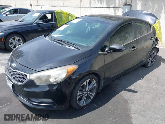2015 Kia Forte EX with VIN KNAFZ4A81F5336163, listed as a IAAI auction lot 42024955 with 1 mi miles. Bid and sale history available at carsss.com. Image 2.