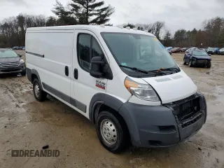 2018 Ram ProMaster Cargo with VIN 3C6TRVAG4JE108567, listed as a Copart auction lot 46140604 with 186,656 mi miles and Clean Title. Bid and sale history available at DreamBid. Image 4.