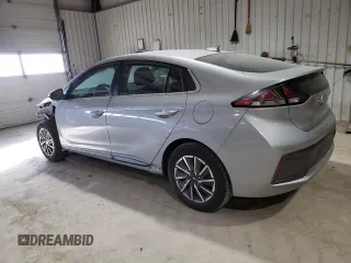 2021 Hyundai Ioniq Limited with VIN KMHC85LJ2MU078751, listed as a Copart auction lot 44879685 with 15,633 mi miles and Salvage title. Bid and sale history available at DreamBid. Image 2.