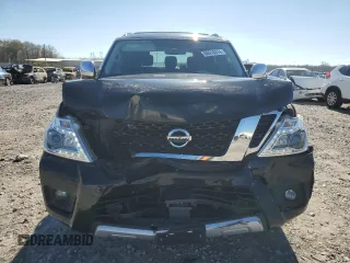 2018 Nissan Armada SV with VIN JN8AY2ND8J9058217, listed as a Copart auction lot 86916214 with 99,324 mi miles and Salvage Title. Bid and sale history available at carsss.com. Image 5.
