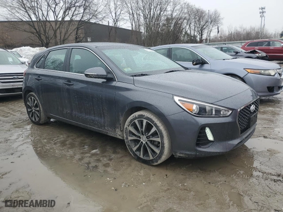 2018 Hyundai Elantra GT with VIN KMHH35LE9JU070746, listed as a Copart auction lot 47082065 with NaN miles and Salvage Title. Bid and sale history available at carsss.com. Image 4.