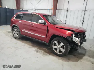 2012 Jeep Grand Cherokee Overland with VIN 1C4RJFCT4CC222024, listed as a Copart auction lot 49122225 with 143,063 mi miles and Clean Title. Bid and sale history available at carsss.com. Image 4.