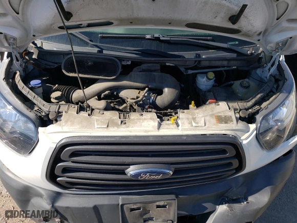 2018 Ford Transit Van with VIN 1FTYR2XM4JKA85105, listed as a Copart auction lot 84306614 with 125,511 mi miles and Salvage Title. Bid and sale history available at carsss.com. Image 12.