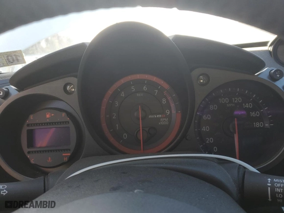 2019 Nissan 370Z Coupe with VIN JN1AZ4EH3KM421791, listed as a Copart auction lot 46293785 with 0 mi miles and Salvage Title. Bid and sale history available at carsss.com. Image 9.